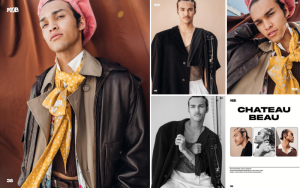 collage of Clemon modeling as he appears in the Mob Journal editorial