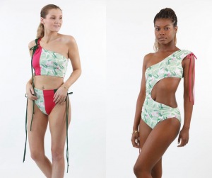 Lindsey and Jordyn modeling SMITH resort swimsuits