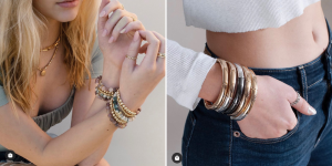 hand modeling shots of Ava for Marlyn Schiff Jewelry