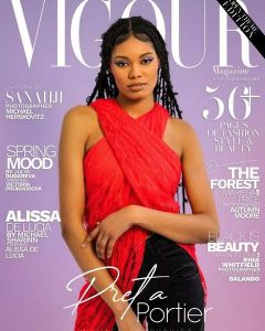 Cover of Vigour Magazine featuring Sanahji