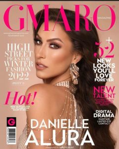 Daniella as she appears on the cover of GMARO Magazine