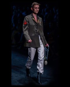 Daniel walking the runway for Asta Razma