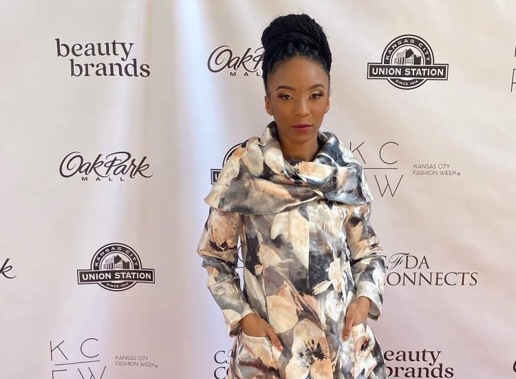 Eugena on the Red Carpet at Kansas City Fashion Week