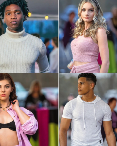 close-up shots of Nepa students and grads walking in the fashion show