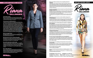 The editorial spotlight of Riana in IndiKids Magazine