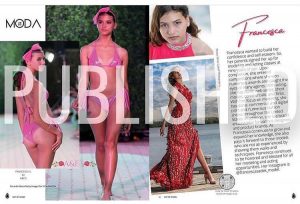 Francesca's editorial in HiTechModa's magazine