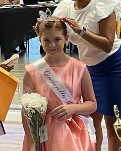 Juliet being crowned Cinderella Miss of Toms River