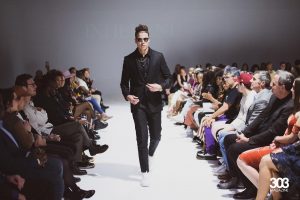 Josh walking on the runway