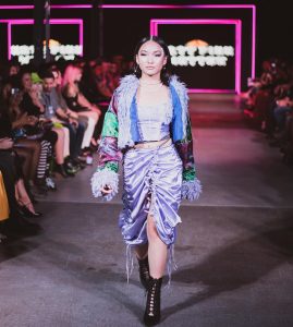 Avabelle on the runway