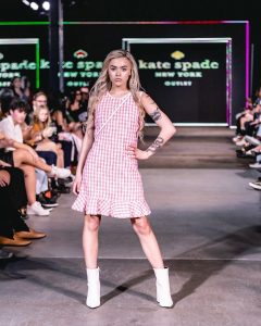 Mya on the runway 