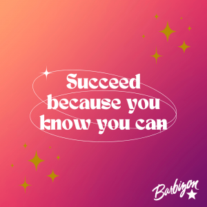 confidence quote graphic "succeed because you know you can"
